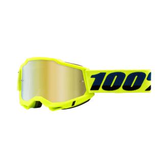 Crossbrille 100% Accuri II Yellow, gold verspiegelt